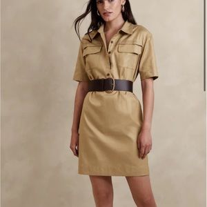Banana republic factory utility mini shirt dress